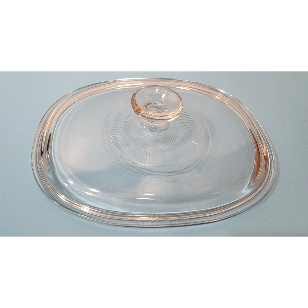 Pyrex F-12-C  Oval Glass Lid For‎ Corning Ware Casserole